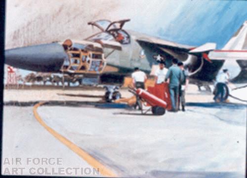 F-111 AT EGLIN - GETTING READY